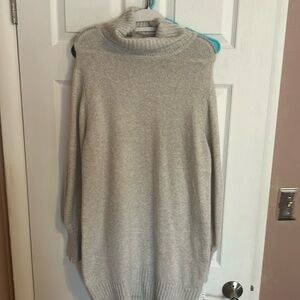 NWT cream sweater dress.